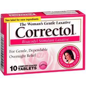   of 6 CORRECTOL BISACODYL LAX Tab 10 Tablets