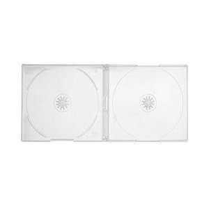  50 SLIM Clear Double CD Jewel Cases Electronics