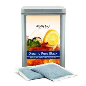 Organic Pure Black Iced Tea   10 Count Tin  Grocery 