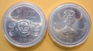 CANADA 1976 OLYMPIC $10 SILVER COIN *No 5**  