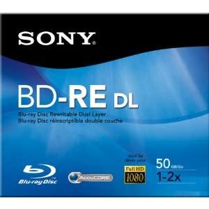  2x BD RE Blu ray Dual Layer Rewritable Disc Electronics