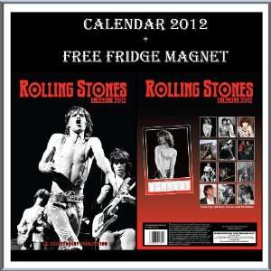   STONES CALENDAR 2012 + FREE ROLLING STONES MAGNET BY DREAM: Books