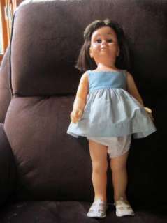 Vintage Brunette Chatty Cathy doll 1960 Mattel pull string  