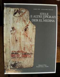 Stele e altre epigrafi di Deir El Medina Antico Egitto  