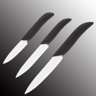 New Black 3+4+5 Cutlery Ceramic Knives knife Set  