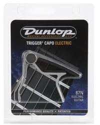 Dunlop Trigger Capo for Electric Guitar NEW Model 87N Nickel Chrome 
