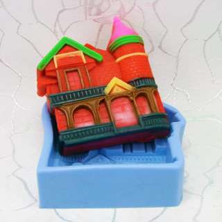   Castle Soap Mould Candle Mold Silicone Handmade Soap Molds Solid Mold