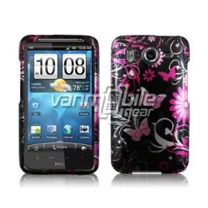   Butterfly Design Hard Case Cover for HTC Inspire 