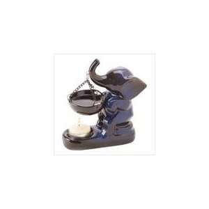   Ceramic Elephant Figure Oil Warmer Candle Holder Decor: Home & Kitchen