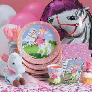   horse girls party 40 piece cowgirl theme party table ware set with