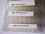 clear plastic twinwall sheets