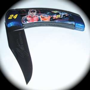 JEFF GORDON #24 NASCAR COLLECTOR POCKET KNIFE#2 COA  