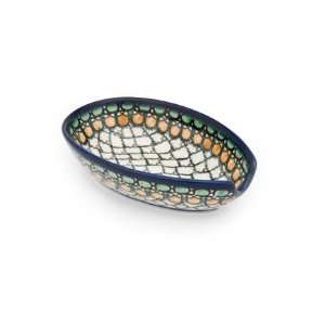    Polish Pottery Tranquility Small Spoon Rest
