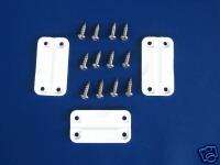 NEW IGLOO PARTS COOLER HINGES WITH SCREWS   SET OF 3  