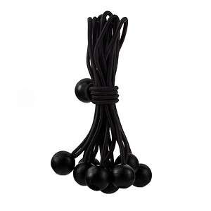   Elastic Rubber 8 Bungee Ball Cords   Tarps Canopy Hose & Cord  