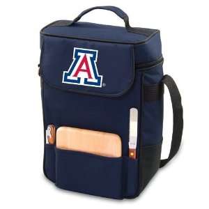   Wildcats Duet Style Wine and Cheese Tote (Navy) 