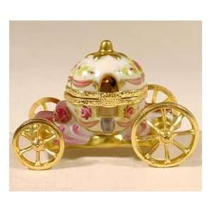 Cinderellas Travel Coach Carriage with Cinderella & Prince French 