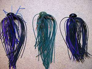Lot of 3 Custom Made Mop Jigs (3/4oz) Bass Fishing Lures (made in the 