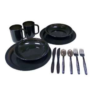  Coleman 2 Person Camping Dinnerware Set (Colors Vary 