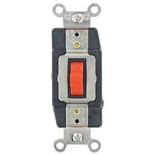   Maintained Contact Single Pole AC Quiet Switch Industrial NAFTA   Red