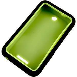   Cover Case for ZTE Score X500, Black/Cool Green Cell Phones