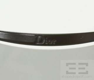Christian Dior Black & Silver Studded Diorito 1 Oversized Shield 