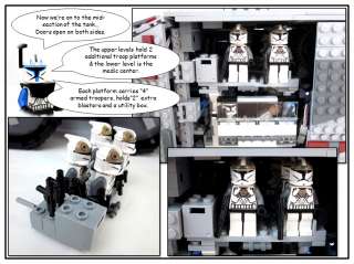 Lego Custom R/C Turbo Tank INSTRUCTIONS ONLY 8098 7261  