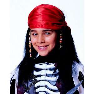   Wig (Black) Child Pirate Halloween Costume Accessory: Toys & Games