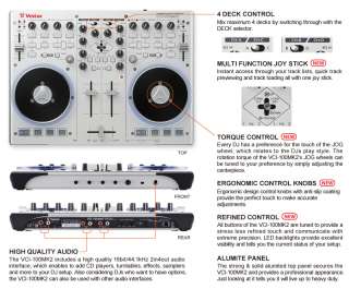 VESTAX VCI 100MKII USB DJ MIDI CONTROLLER w/ Traktor  