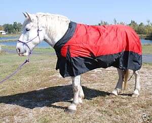 Ultimate100 draft horse waterproof turnout blanket RED  