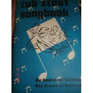  Cub Scout Songbook Boy Scouts of America Books