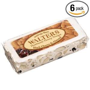 Walters Homemade Honey Black Cherry & Almond Nougat, 2 Ounce Packages 