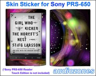   Sticker Art Decal Disco Shining Design for Sony PRS 650 Reader Touch