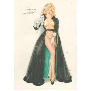  1966 Alberto Vargas Pinup Never Go Out With Married Men 