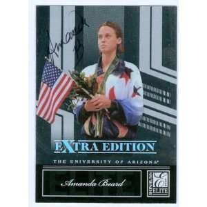 Amanda Beard Autographed/Hand Signed card (USA Olympic Swim Team) 2007 