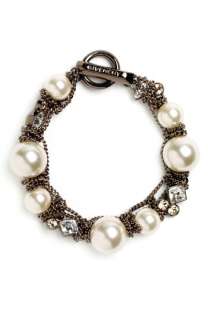 Givenchy Vanguard Small Faux Pearl Bracelet  