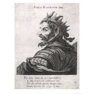  Attila King of the Huns Giclee Poster Print, 36x48