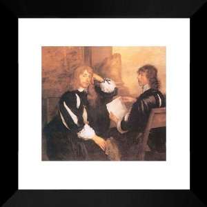  Thomas Killigrew and William, Lord Crofts 15x15 Framed Art 