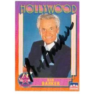  Bob Barker Autographed Hollywood Walk of Fame Trading Card 