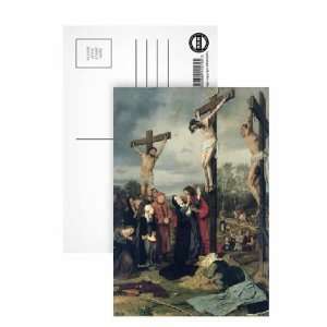 Crucifixion, 1873 (oil on canvas) by Eduard Karl Franz von 