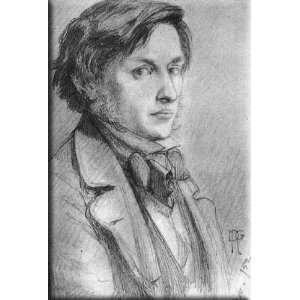  Portrait of Ford Madox Brown 11x16 Streched Canvas Art by 
