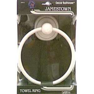  Franklin Brass D9016W Jamestown Towel Ring, White: Home 