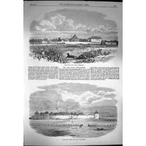   1870 Stone Fort Red River Settlement Upper Garry Print