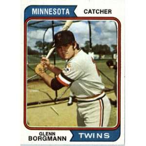  1974 Topps #547 Glenn Borgmann Minnesota Twins Baseball 