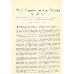  1918 Music Musicians Jascha Heifetz Max Rosen Amelia Galli 