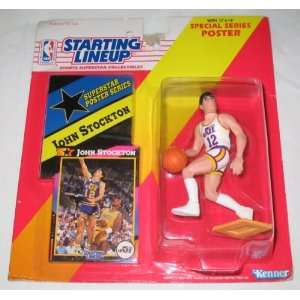  1992 John Stockton NBA Starting Lineup Toys & Games