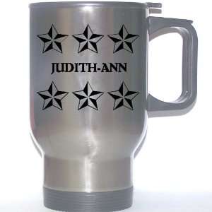     JUDITH ANN Stainless Steel Mug (black design) 