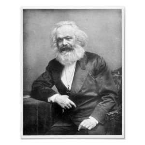  Portrait of Karl Marx Print