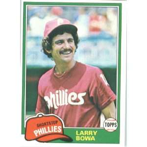  1981 Topps # 120 Larry Bowa Philadelphia Phillie Baseball 