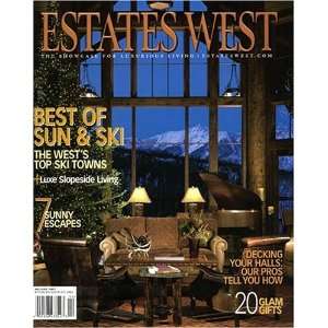   West  the Showcase for Luxurious Living  Magazines